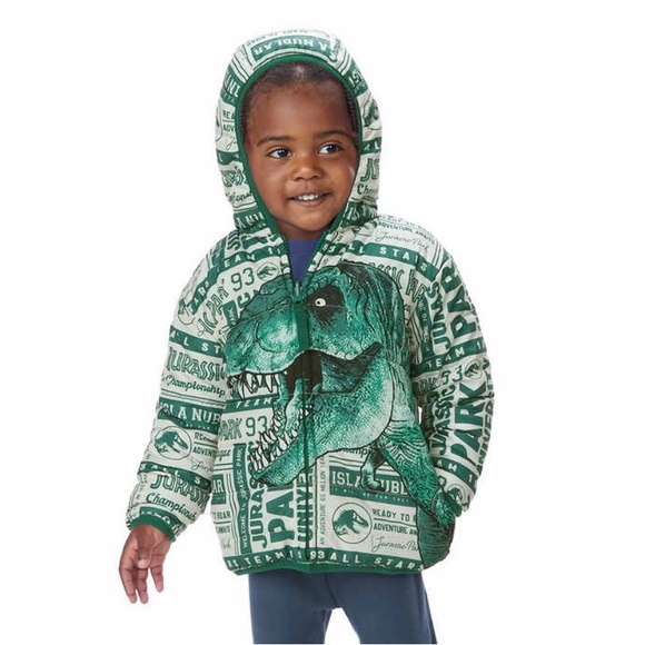 Jurassic Park Character Kids' Reversible Jacket - Picture 3 of 5